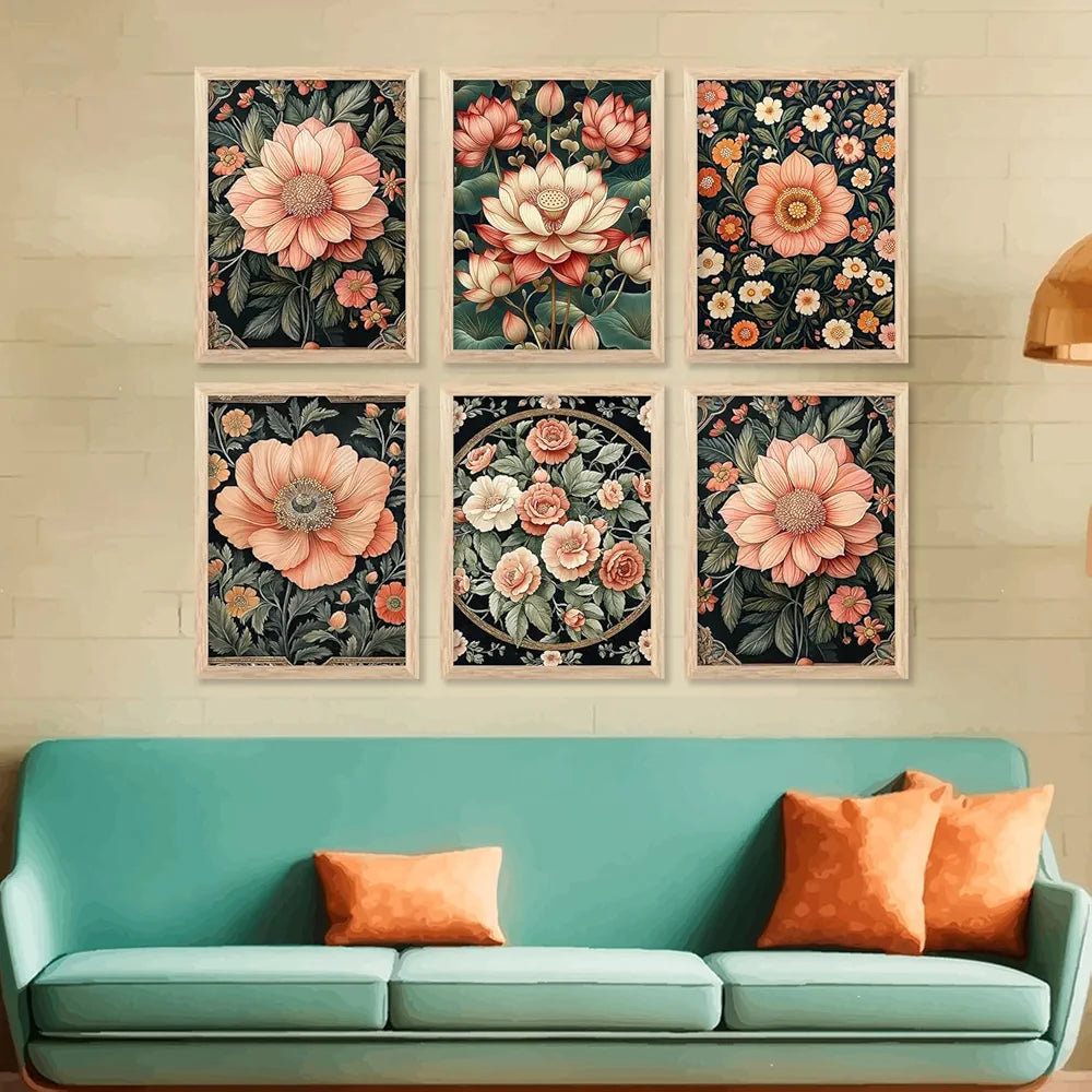 Kotart Wall Art Painting for Wall Decoration Floral Traditional Wall Decoration Art 5