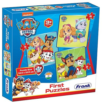 Frank Paw Patrol First Puzzles - A Set of 3 Jigsaw Puzzle Focus and Memory - 70301