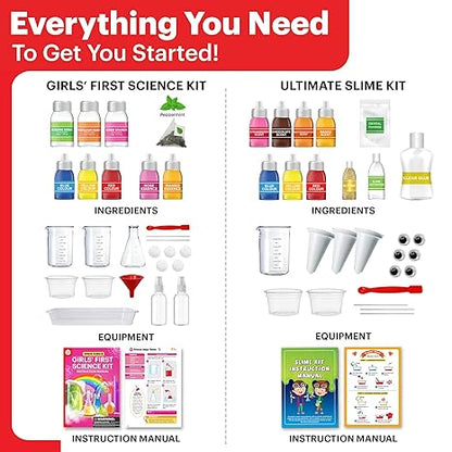 Einstein Box Junior Science Gift Set for Girls Birthday Gift 2-in-1 Set of Learning & Education Kit