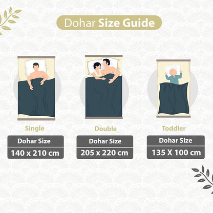 Divine Casa Microfibre 120 GSM Mild Winter Reversible Single Bed Dohar AC Blanket TC - 120 Colour Amber Green