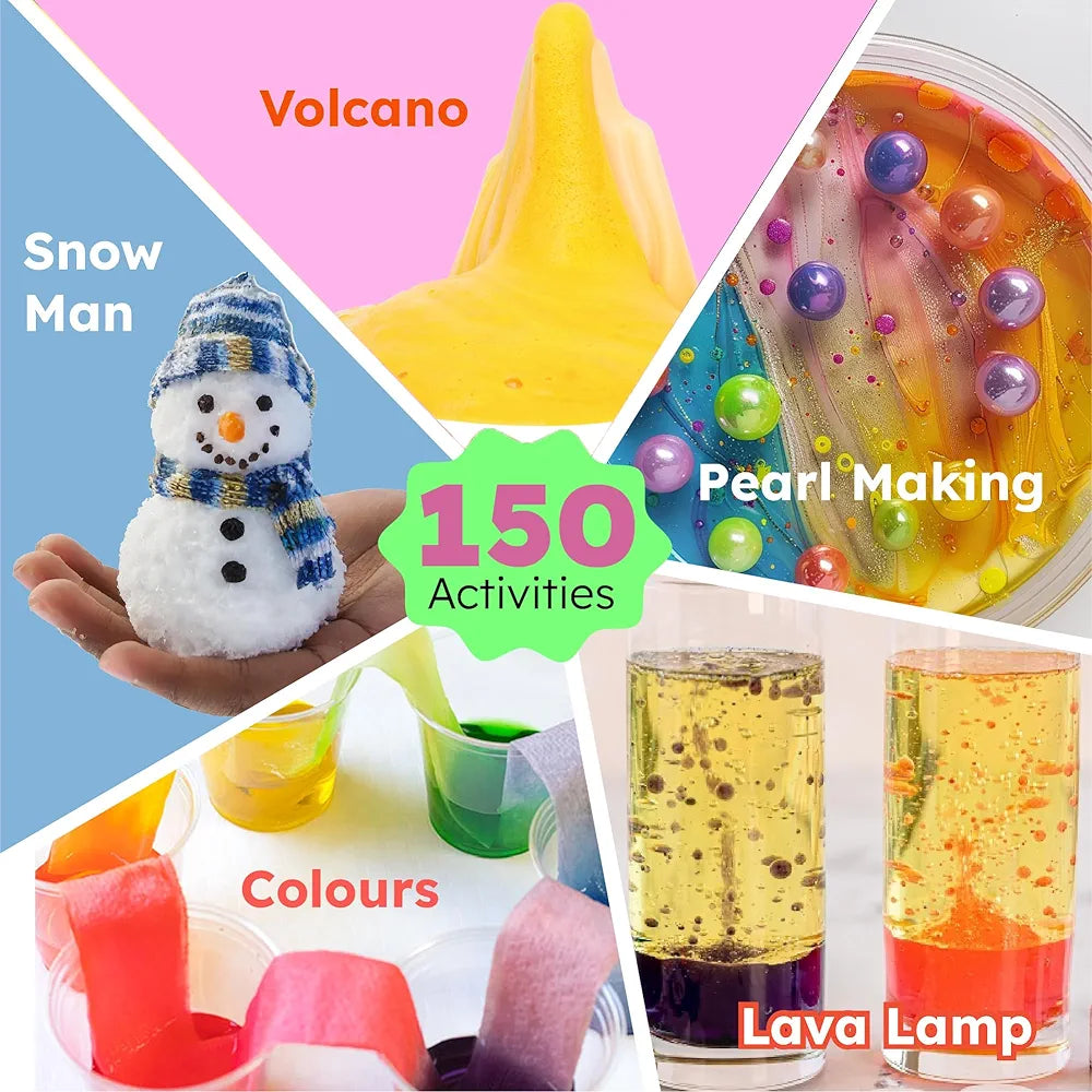 Butterfly EduFields Girls Science Kit for Kids Ages 8 9 10 11 12 Years | 150+ Science Experiment Kit | Birthday Gifts for Girls Age 8-10-12-14 | Fun STEM Learning and Educational Toys