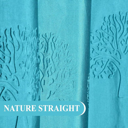 Fresh From Loom Curtains For Door 7 Feet Long Door Window Curtain Premium Polyester Punch Parda
