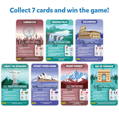 Skillmatics Card Game Guess in 10 Legendary Landmarks Educational Travel Toys