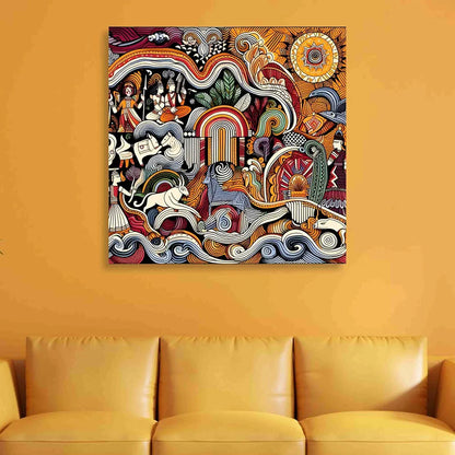 Livin'luxe Paintings Modern Art Canvas Home Decor Wall Paintings With Frame Painting CR-324