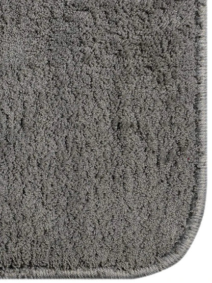 Saral Home Solid Neo Shaggy Yarn Durable & Washable Multipurpose Runner Colour Dark Grey