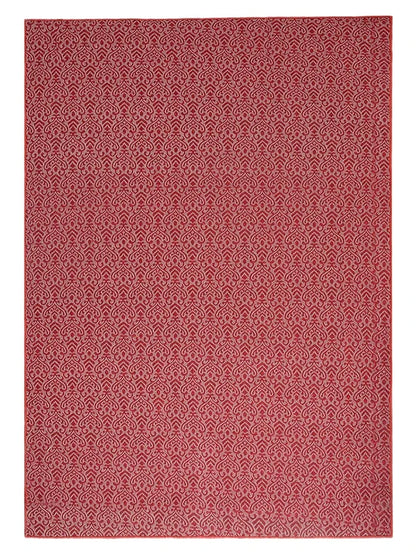Saral Home Cotton Damask Design Jacquard Yarn Anti-Skid Carpet