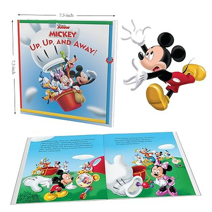 Disney Junior Mickey Book & Puzzles for Kids 4 Years and Above and Away 1 Book & 60 Piece
