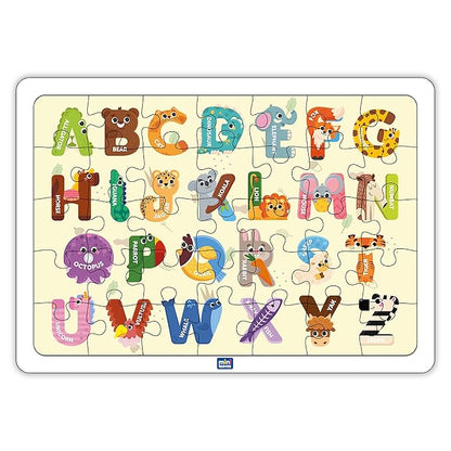 Mini Leaves 35 Piece Puzzle for Kids | Capital Alphabets Jigsaw Puzzle | Educational ABCD Toys for Kids 3+ Years