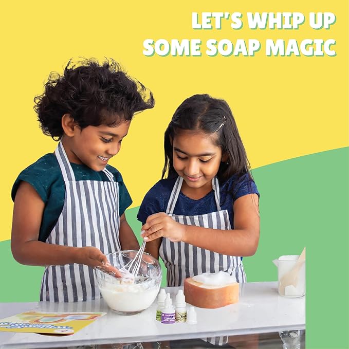 Kalakaram Whipped Soap Making Kit | Make 3 Pretty Jar Whipped Soaps | Diy Kids Activity Kit