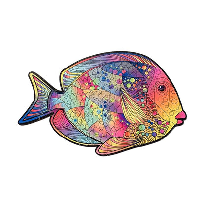 91 Knots Fish Theme 84 Pieces Wooden Puzzle Games for Kids | Animal Puzzles for Kids | Wooden Puzzle for Kids 6+ | Board Games for Kids