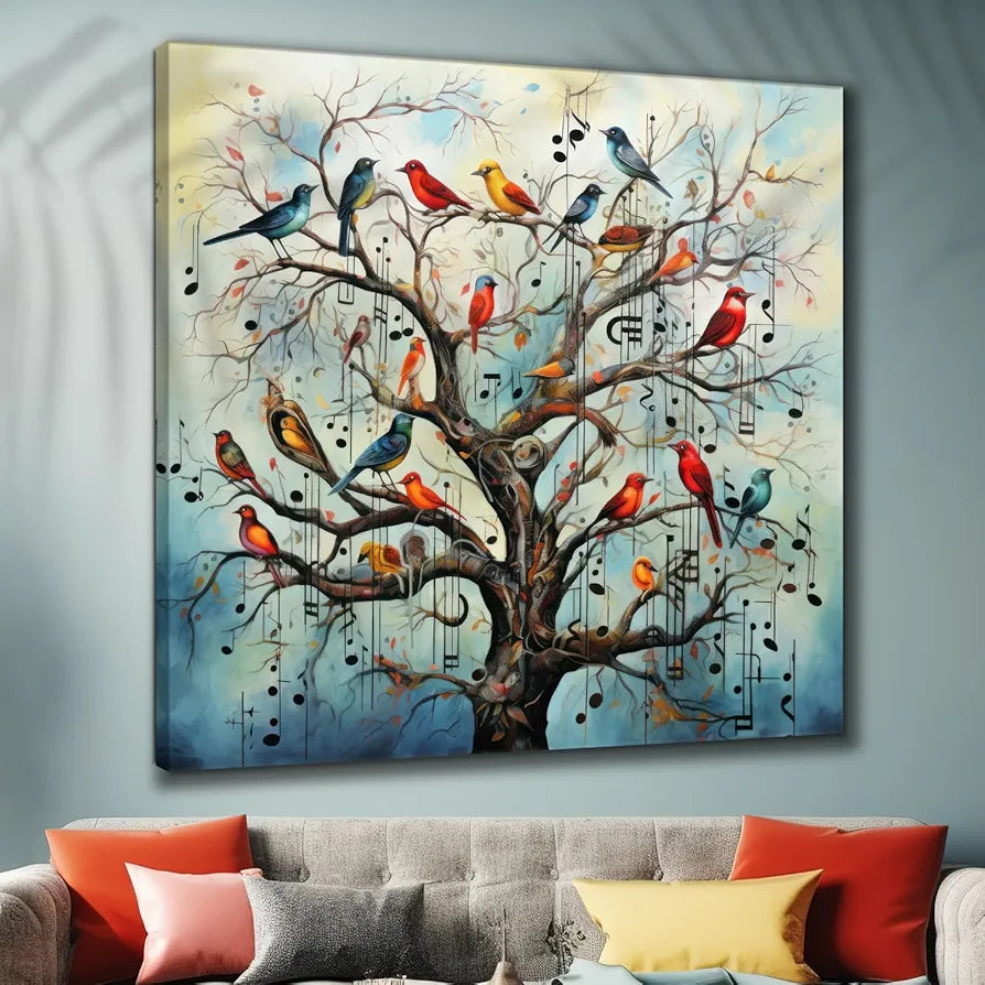 Livin'luxe Wood Paintings Modern Art Canvas Home Decor Wall Paintings With Frame Painting