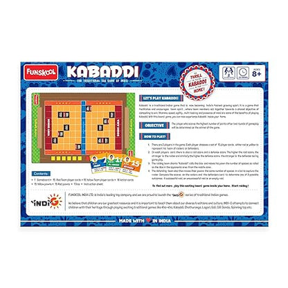 Funskool Games Kabaddi The Traditional Tag Games of India Classic Strategy Board Game Kids