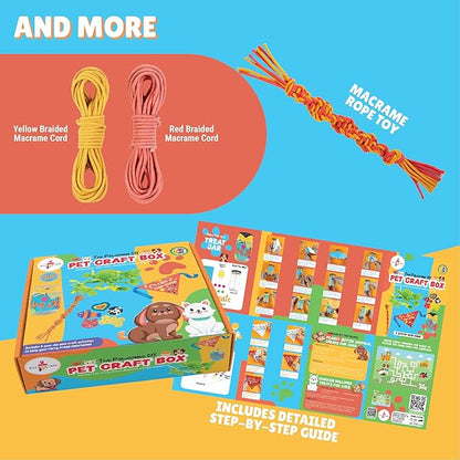 Kalakaram Pet Craft Box | Create 5 Wonderful Crafts With This Kit | Diy Art and Craft Kit | Fun and Engaging Activity Kit for Kids