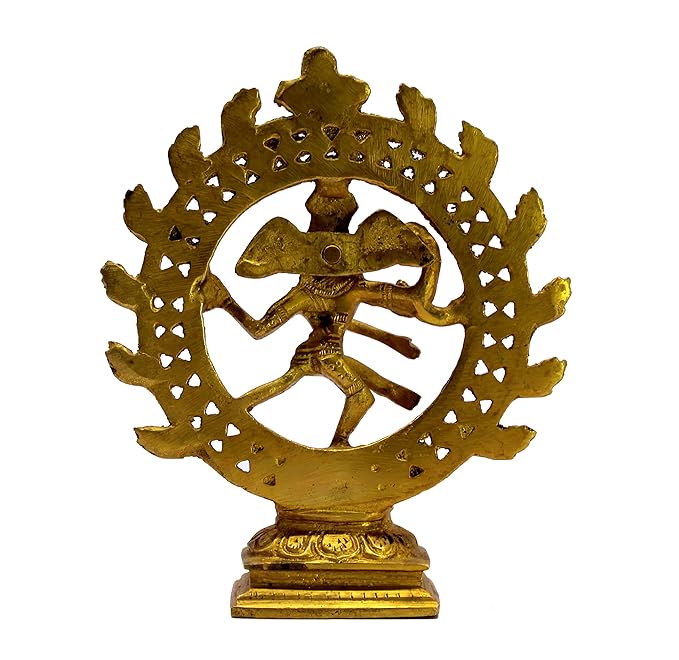 StonKraft 6" Brass Natraj Statue Idol Sculpture Shiva Nataraj The of Dance Natrajan
