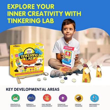Genius Box - Play some Learning Educational Toy for 8 Years and Up: Tinkering Lab DIY, Activity Kit, Experiment, Learning Kit, Educational Kit, STEM Toy