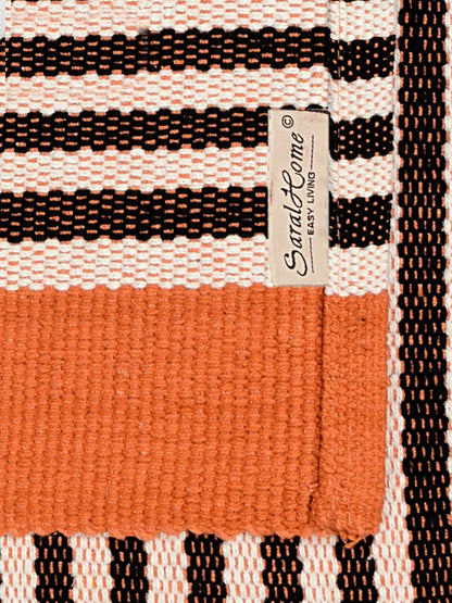 Saral Home Stripe Designer Soft Cotton Durable & Washable Multipurpose Runner