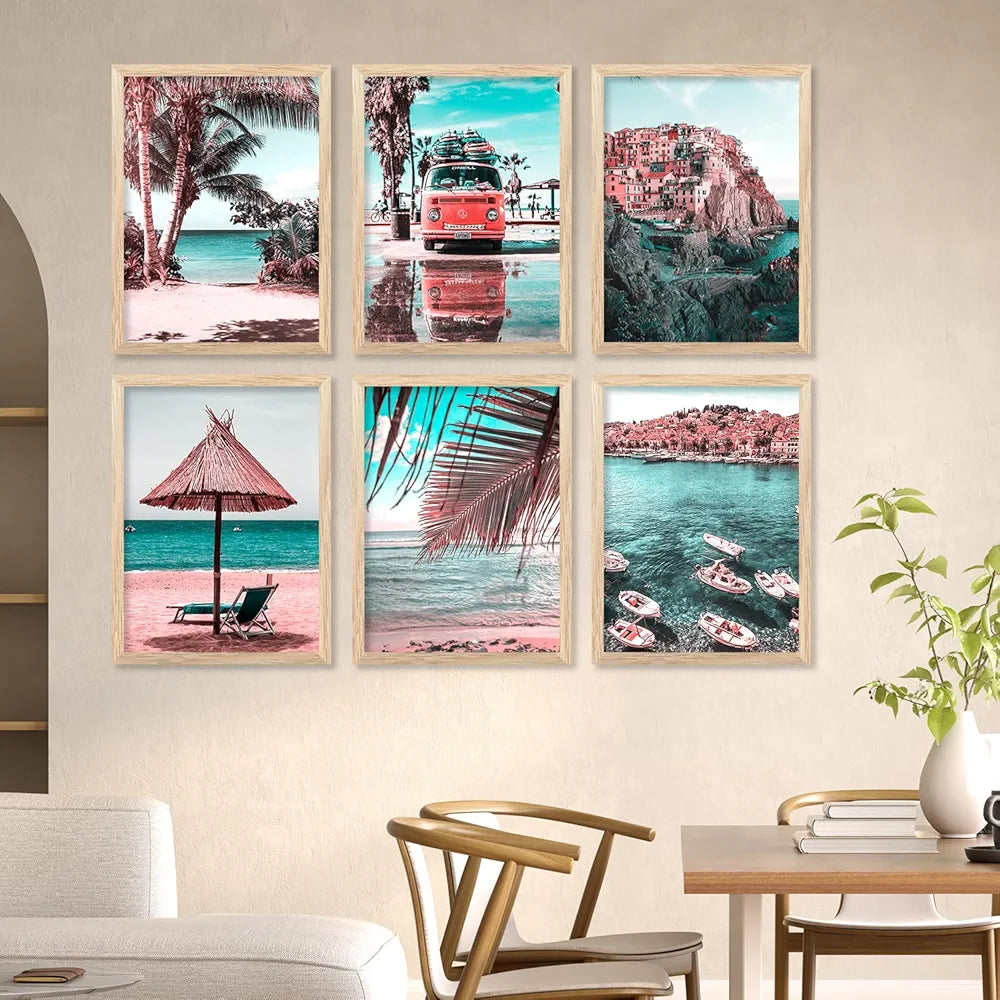 Kotart Travel Theme Digital Painting Travel Inspired Wall Art Prints B