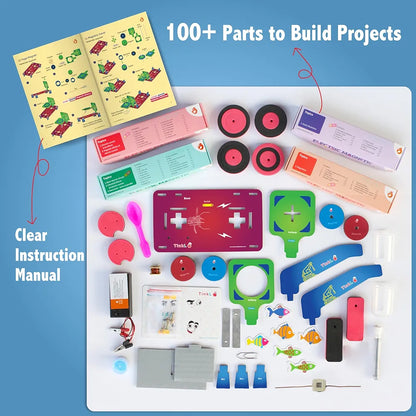 Butterfly EduFields 30In1 Science Project Kit | Birthday Gift For Boys Girls Ages 8 10 12 14 Years | 30+ Electricity Magnetism Diy Stem Projects | Educational Learning Stem Toys For 8 To 12 Year Olds