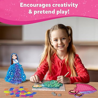 Skillmatics Art & Craft Activity Poke in Art Magical Princesses Mess Free Art for Kids