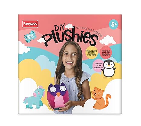 Funskool Diy Handycrafts Plushies Soft Toy Maker Make Your Own Stuffed Animal Art And Craft