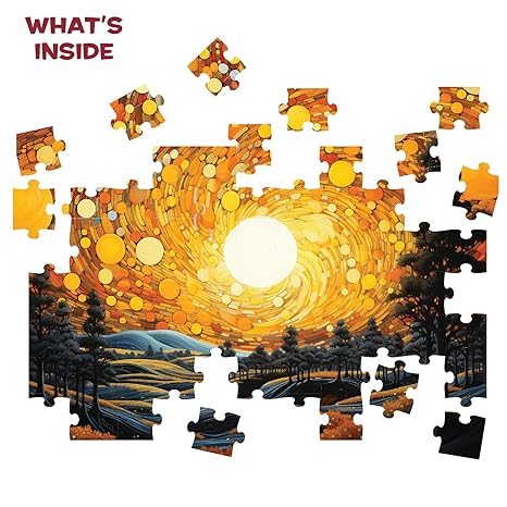 Funskool Bright Sunset Jigsaw Educational 300 Pieces Puzzle Toy