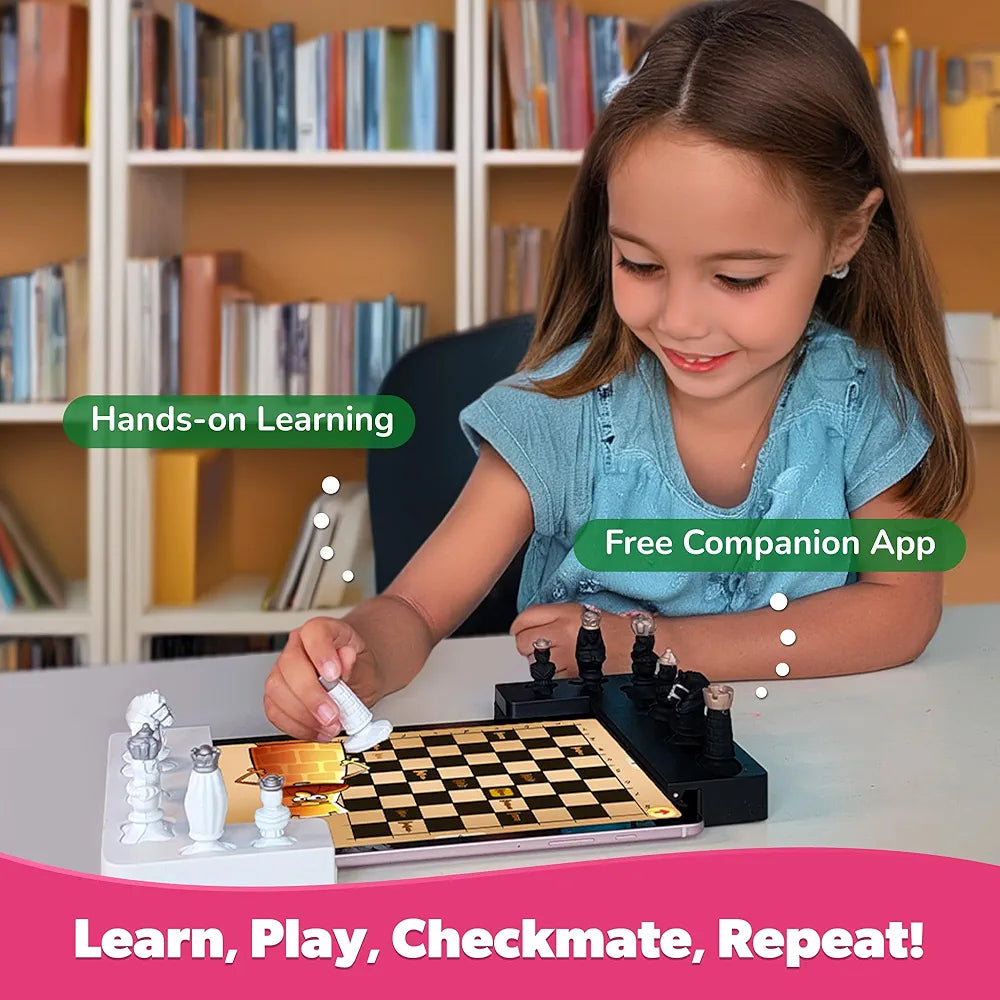 PlayShifu Tacto Chess - AR STEM Chess Board for Kids  - Play Chess with 2-Player or with AI, Develop Strategic Thinking and Problem-Solving Skills - Ideal Birthday Gifts for Boys and Girls