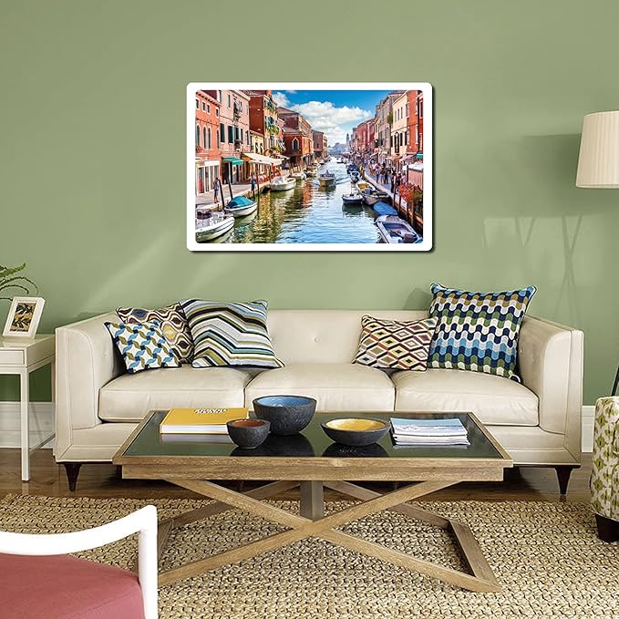 Mini Leaves Cinque Terre Wooden Puzzle Game | 108 Pieces Italy, Italian Jigsaw Puzzle Toy | Family Entertainment & Boarding Game