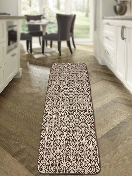 Saral Home Fleur Designer Soft Cotton Durable & Washable Multipurpose Runner Colour Multicolour