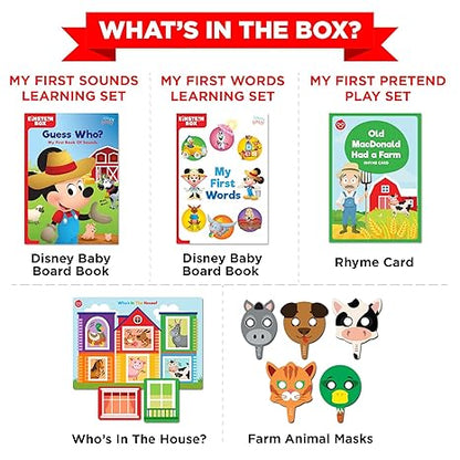 Einstein Box Featuring Disney for Board Books and Pretend Play Gift Pack Learning and Educational Toys