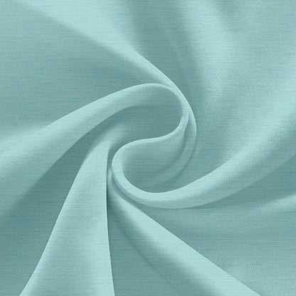 Divine Casa 7 Feet Elegant Blackout Door Curtain Premium Opaque Polyester Single Panel Colour Mediumaquamarine (Pack of 1)