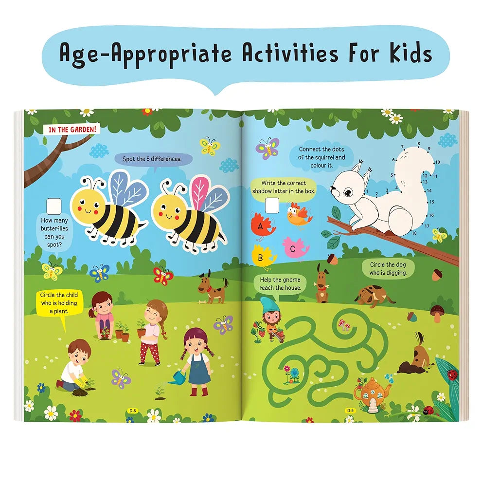 1001 Activity Book for Children Age 5+ | Comprehensive Collection of Brain-boosting Activities | English, Science, Maths & Brain-Booster Activities for Kids | Early Learning | Basic Concepts | Educational and Fun | The Book Tree Books