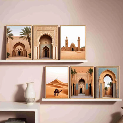 Livin'luxe Paintings Rajasthani Places Home Decor Wall Paintings With Frame B - 454k6