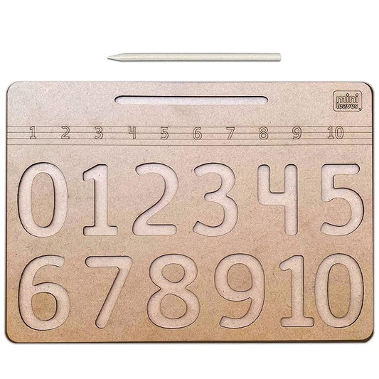 Mini Leaves Number Tracing Board 0 to 10 | Tracing Numbers for Kids | Toddler Writing Tools for Beginners | Learning to Write