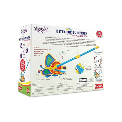 Funskool Giggles Betty The Butterfly Push Along Toy Playful Kids