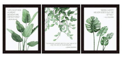 ArtX Paper Motivational Quotes AXD3-110-MOT Wall Frames Inspiring Quotes Set of 3