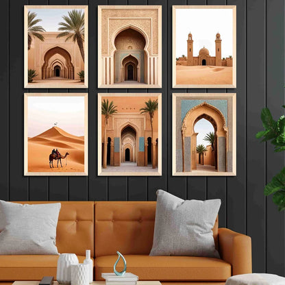 Livin'luxe Paintings Rajasthani Places Home Decor Wall Paintings With Frame B - 454k6