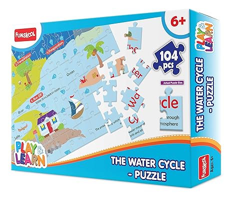Funskool Play & Learn Water Cycle Educational 104 Pieces Puzzle Toy