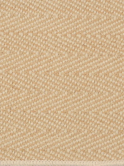 Saral Home Zig-Zag Soft Jute Cotton Durable & Washable Multipurpose Bedside Runner