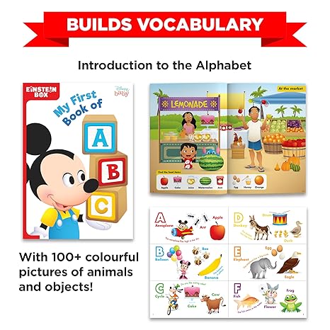 Einstein Box for Boys Girls Board Books and Fun Games Learning and Educational Toys