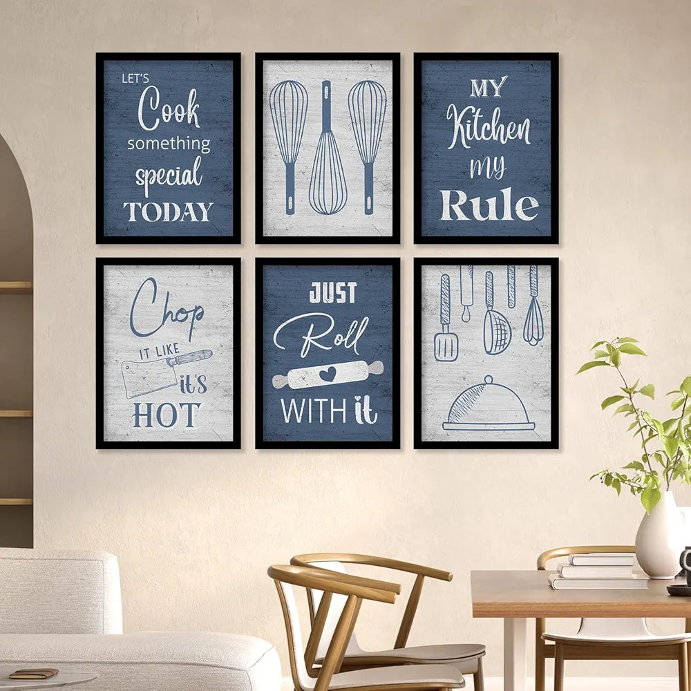 Kotart Restaurant Quotes Framed Posters for Kitchen Wall Decoration Kitchen 4