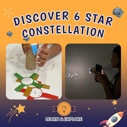 The Curious Bees Space Safari 4-in-1 Craft Box for Kids | Solar System Mobile, Astronaut Mask, Rocket Craft, Constellation DIY | Creative & Educational Space Activities | Age Group: 4-8 Years