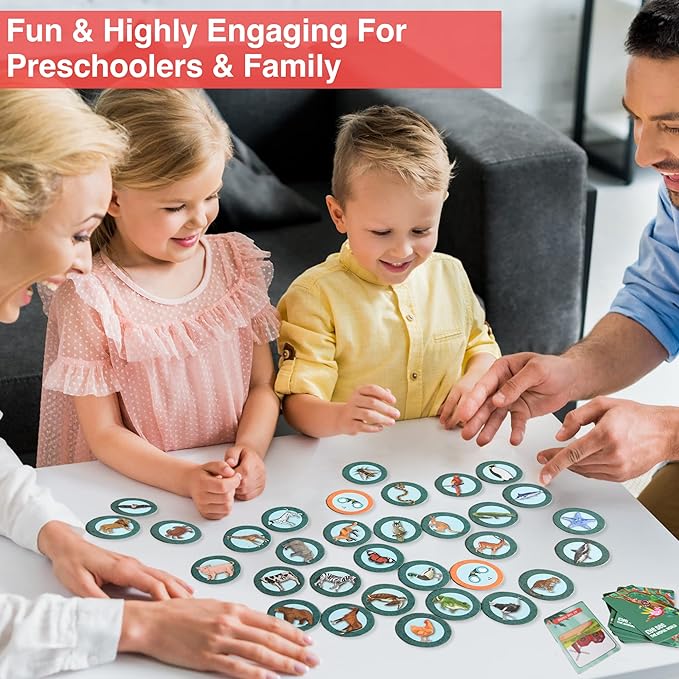 Chalk and Chuckles Educational Game - Eye See Animal World | Super Fun Learning Toys for Kids