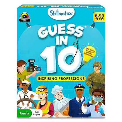Skillmatics Card Game Guess in 10 Inspiring Professions Perfect for Boys Girls Kids
