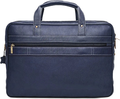WildHorn® Classic Leather Laptop Messenger Bag for Men I Office Bags I Travel Bags I Carry Handle with Adjustable Strap I DIMENSION : L-16 inch W-4 inch H-12 inch