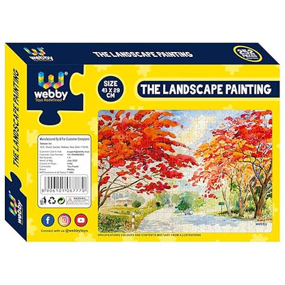 Webby Kids The Landscape Painting Jigsaw Puzzle 252 Pieces