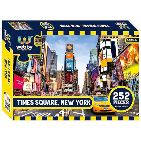 Webby Times Square New York Jigsaw Puzzle 252 Pieces