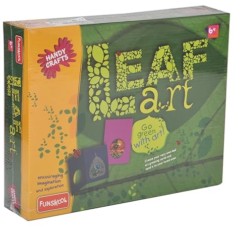 Funskool Handycrafts Leaf Art Eco Friendly and Creative Activity Kit for Nature Lovers