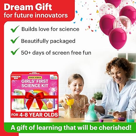 Einstein Box Girls First Science Kit for Girls Stem Toys for Girls Learning & Education Toys