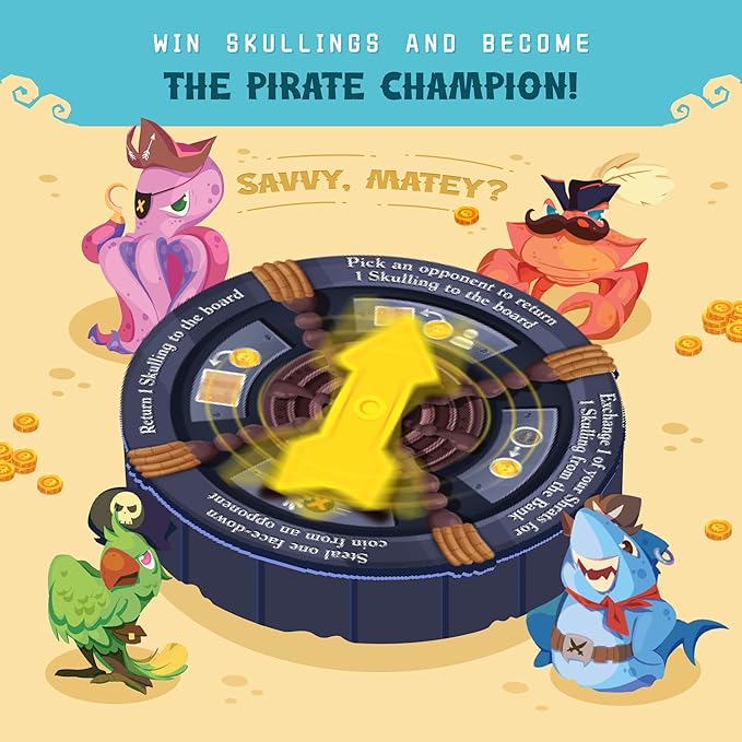 Bloomingo Board Game - Pirate's Paradise | Exciting Pirate Treasure Hunt Adventure Game for Kids & Adults