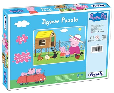 Frank Peppa Pig Jigsaw Puzzle (60 Pieces) for Kids for Focus and Memory - 60405
